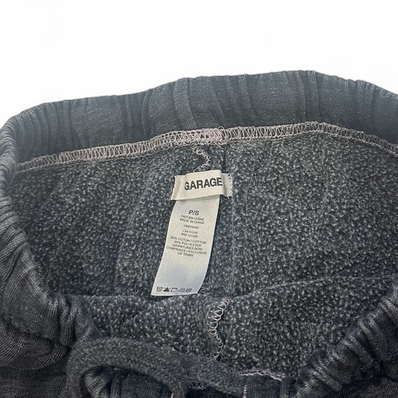 Garage Women’s Ultrafleece Straight Leg Joggers Small Acid wash Gray Black - Picture 4 of 6